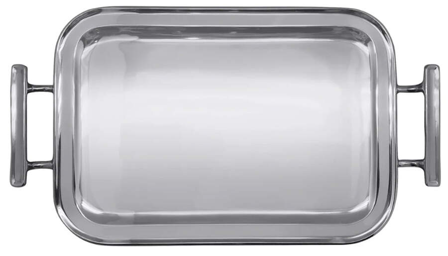 Signature 19" Rectangular Handled Tray by Mariposa-1