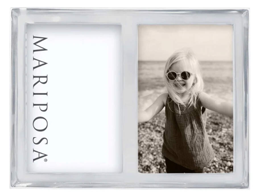 Signature Double Frame Holds 4"X 6" by Mariposa-1