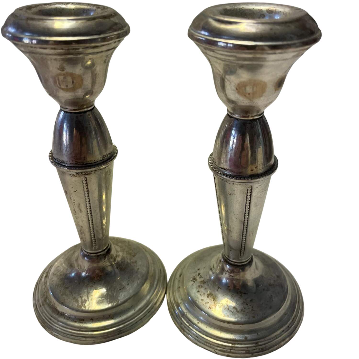 Sterling Hollowware 5" Candlestick by National Silver Co-1