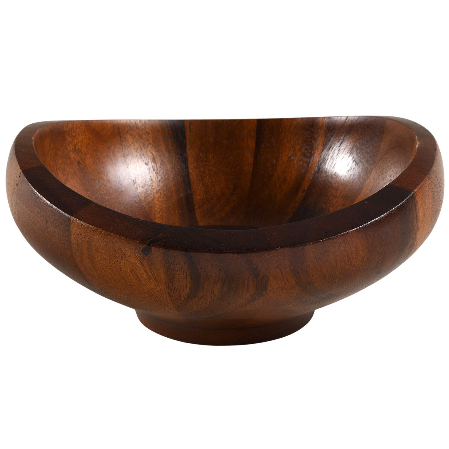 Butterfly (Hollowware, Metal) Individual Wood Salad Bowl by Nambe-1