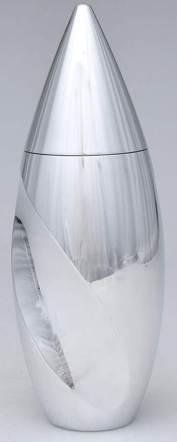 Twist (Hollowware, Metal) Cocktail Shaker by Nambe-1