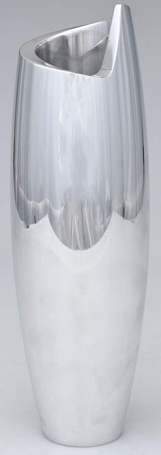 Spiral (Hollowware, Metal) 10" Vase by Nambe-1