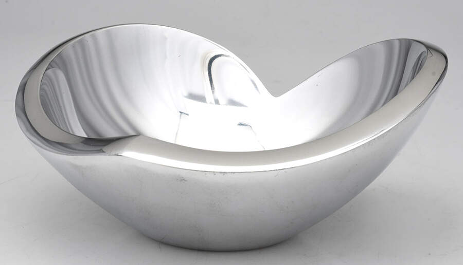 Love (Hollowware, Metal) 8" Heart Shape Bowl by Nambe-1