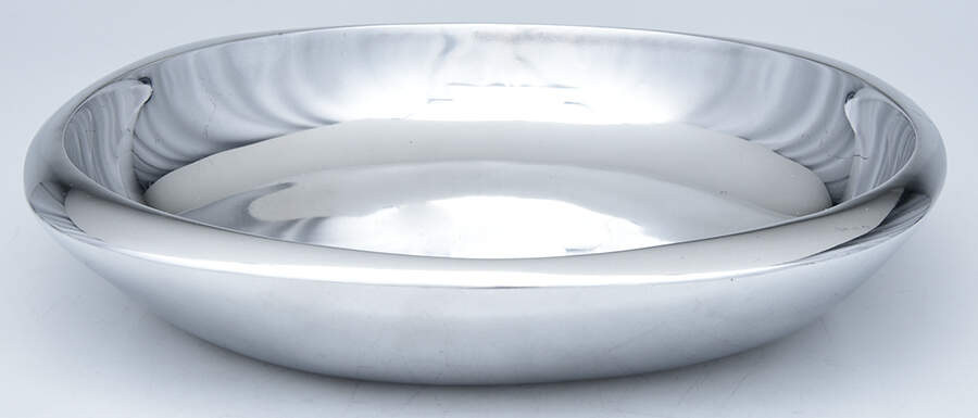 W163 (Alloy, Hollowware) 10" Round Vegetable Bowl by Nambe-1
