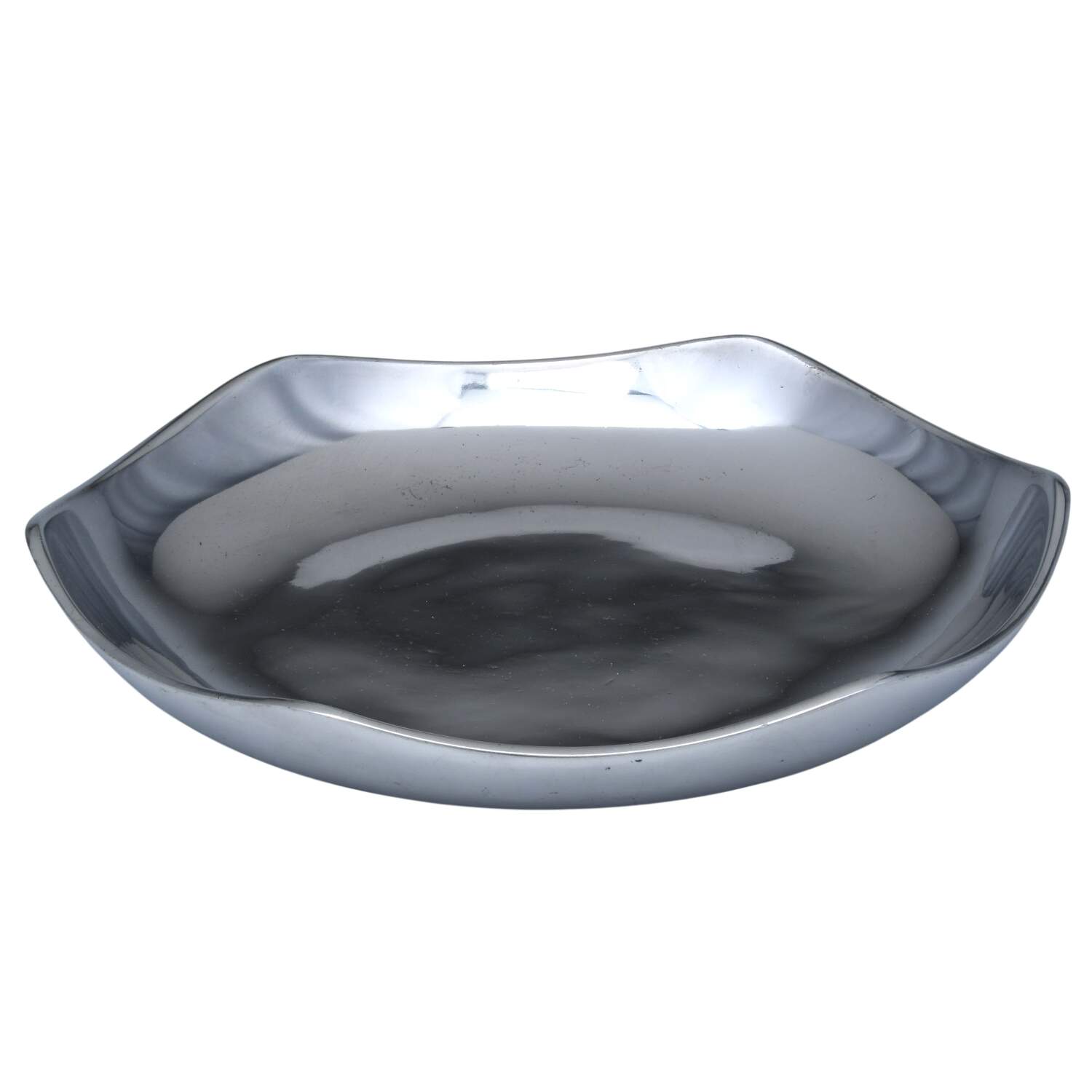 533g (Alloy, Hollowware) 11" Hexagonal Tray by Nambe-1