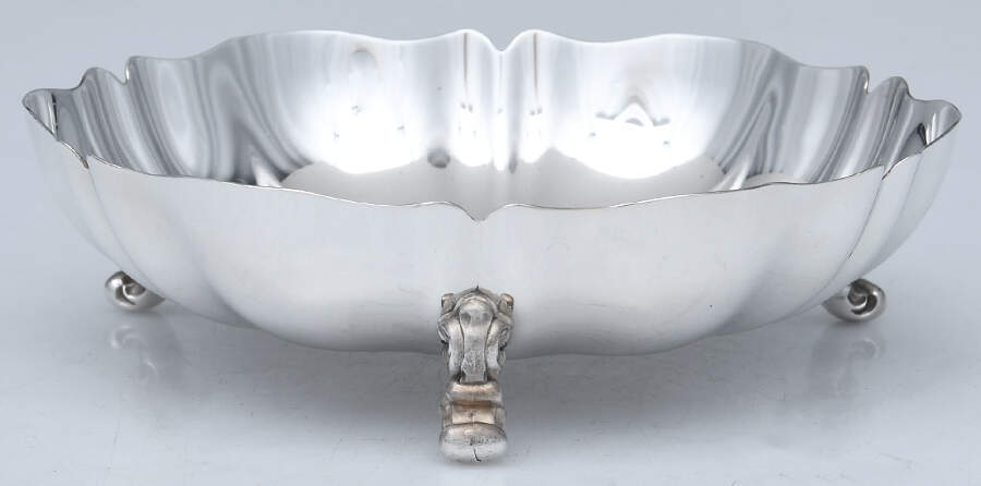 Silverplate Hollowware Plated Footed Bon Bon Bowl by Oneida Silver-1