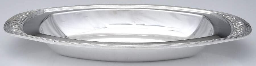 Coronation (Silverplate, Hollowware) Double Vegetable Bowl-No Lid by Oneida Silver-1