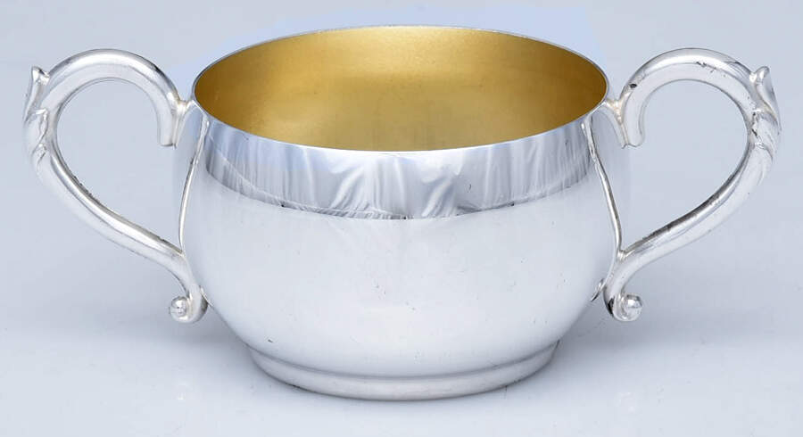 OHS242 (Silverplate, Hollowware) Sugar Bowl No Lid by Oneida Silver-1