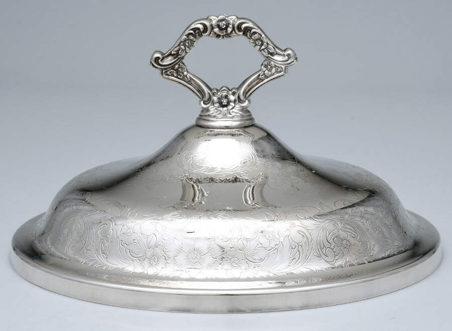 Countess (Silverplate, Hollowware) Lid for Chafing Dish by Oneida Silver-1