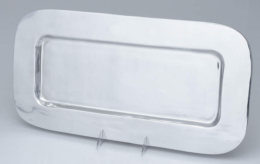 Aluminum Hollowware 20" Rectangular Tray by Old Town Imports Sv-1
