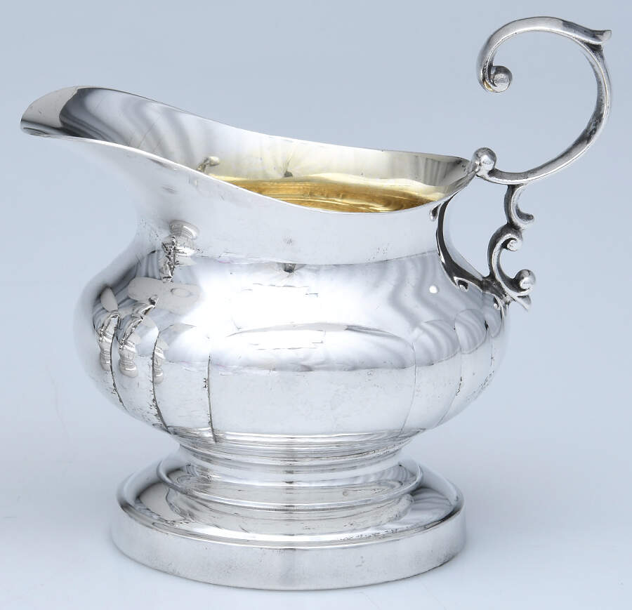 Georgian (Sterling, Hollowware) Mini Creamer by Poole Silver -1