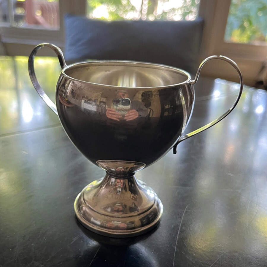 172 (Sterling, Hollowware) Weighted Mini Open Sugar by Preisner-1