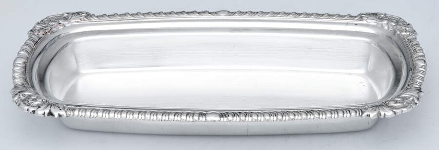 73 (Silverplate, Hollowware) 1/4 Lb Butter W/No Lid by Pilgrim Silver-1