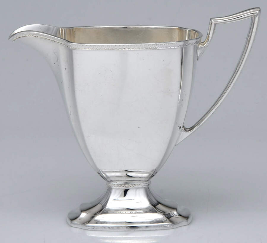 0319 (Silverplate, Hollowware) Creamer by Pairpoint Mfg Co-1