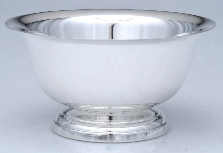 Paul Revere Bowls (Sterling) 6" Paul Revere Bowl by Poole Silver -1