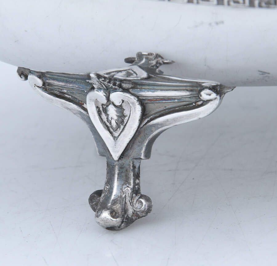 170 (Silverplate, Hollowware) Footed Basket by Parker & Casper Co-3