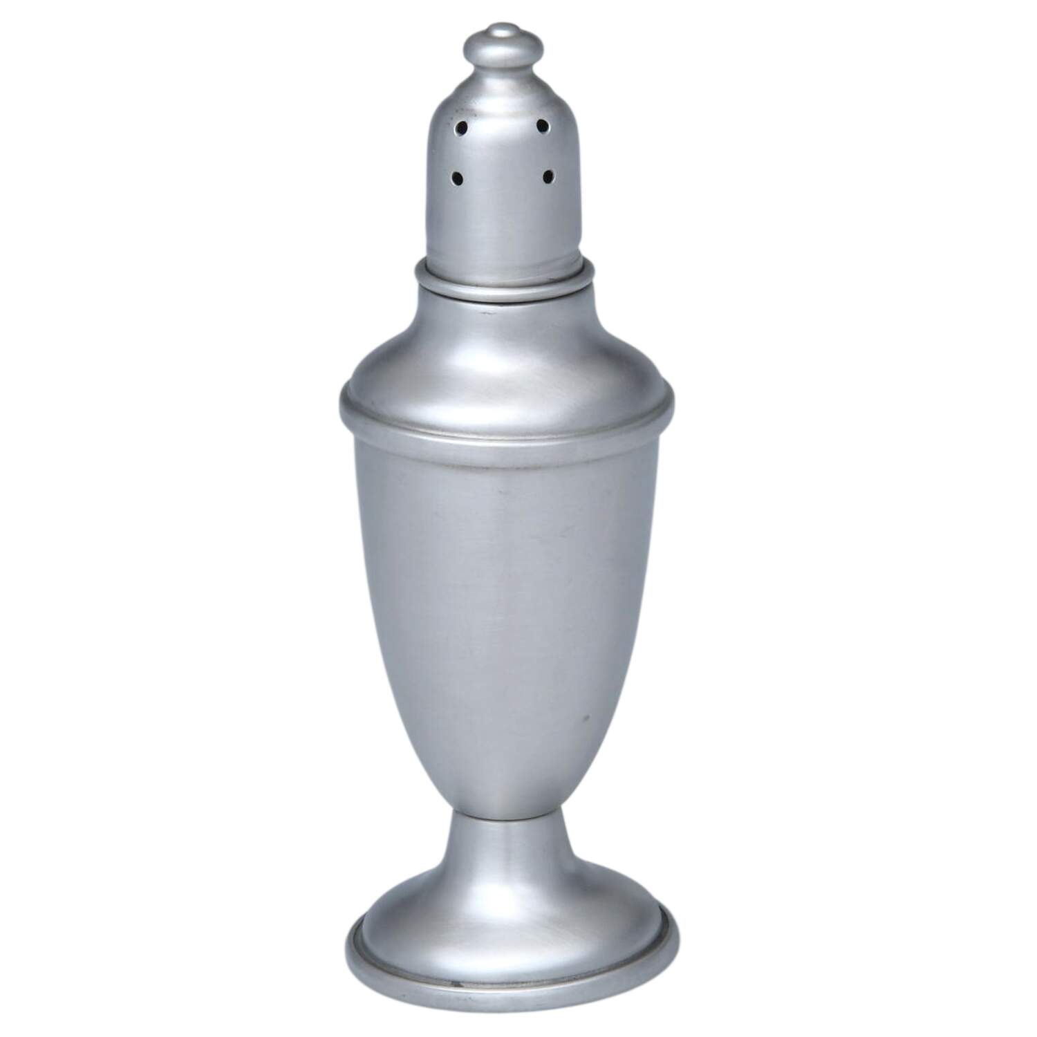 Pewter Hollowware Pepper Shaker with Non Removable Glass Liner by Reed & Barton-1