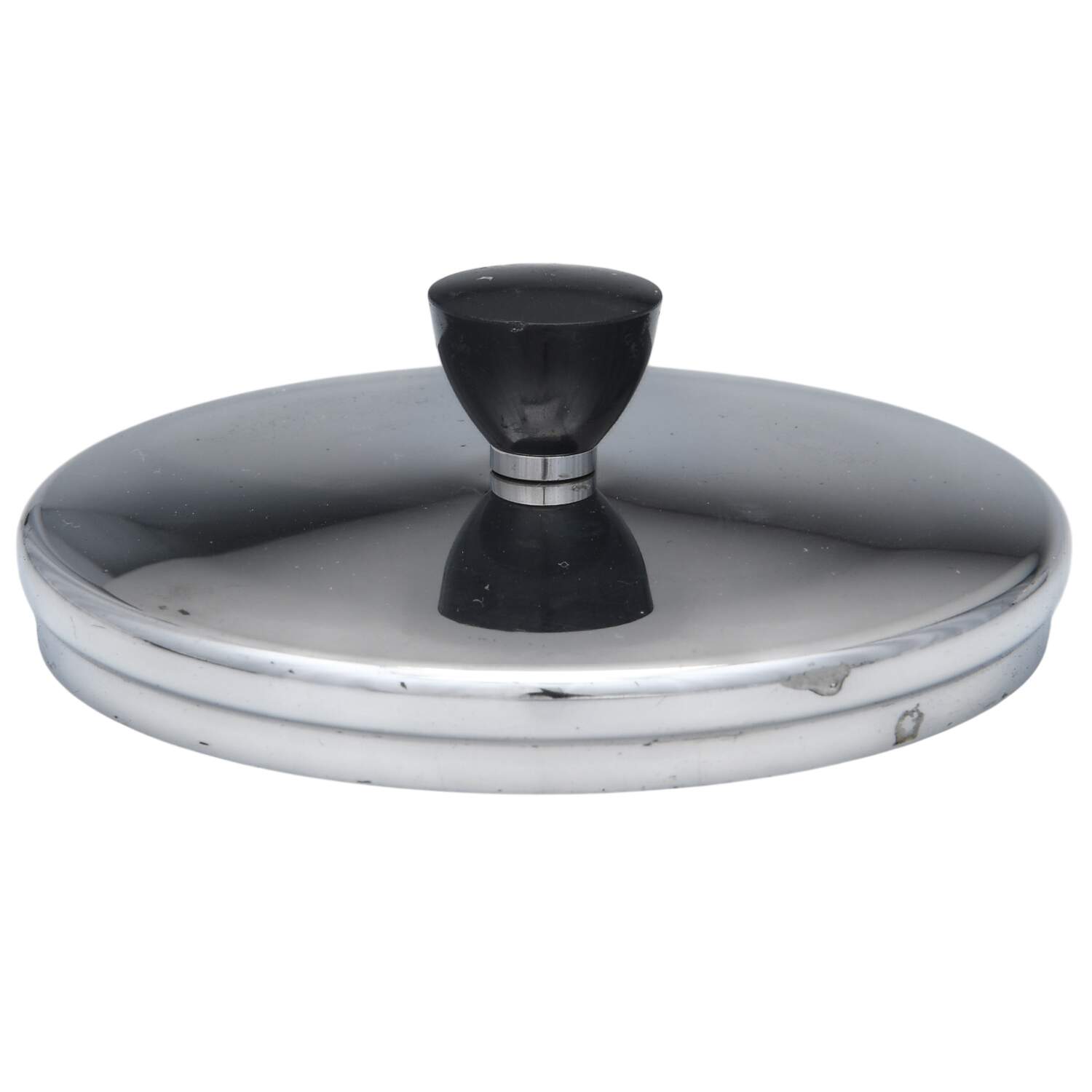 Stainless Hollowware Lid for Sugar Bowl by Revere Silver-1