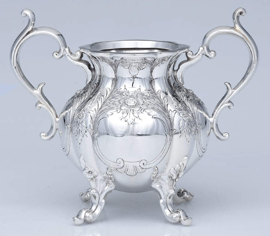 The Winthrop (Chased, Silverplate) Sugar Bowl No Lid by Reed & Barton-1