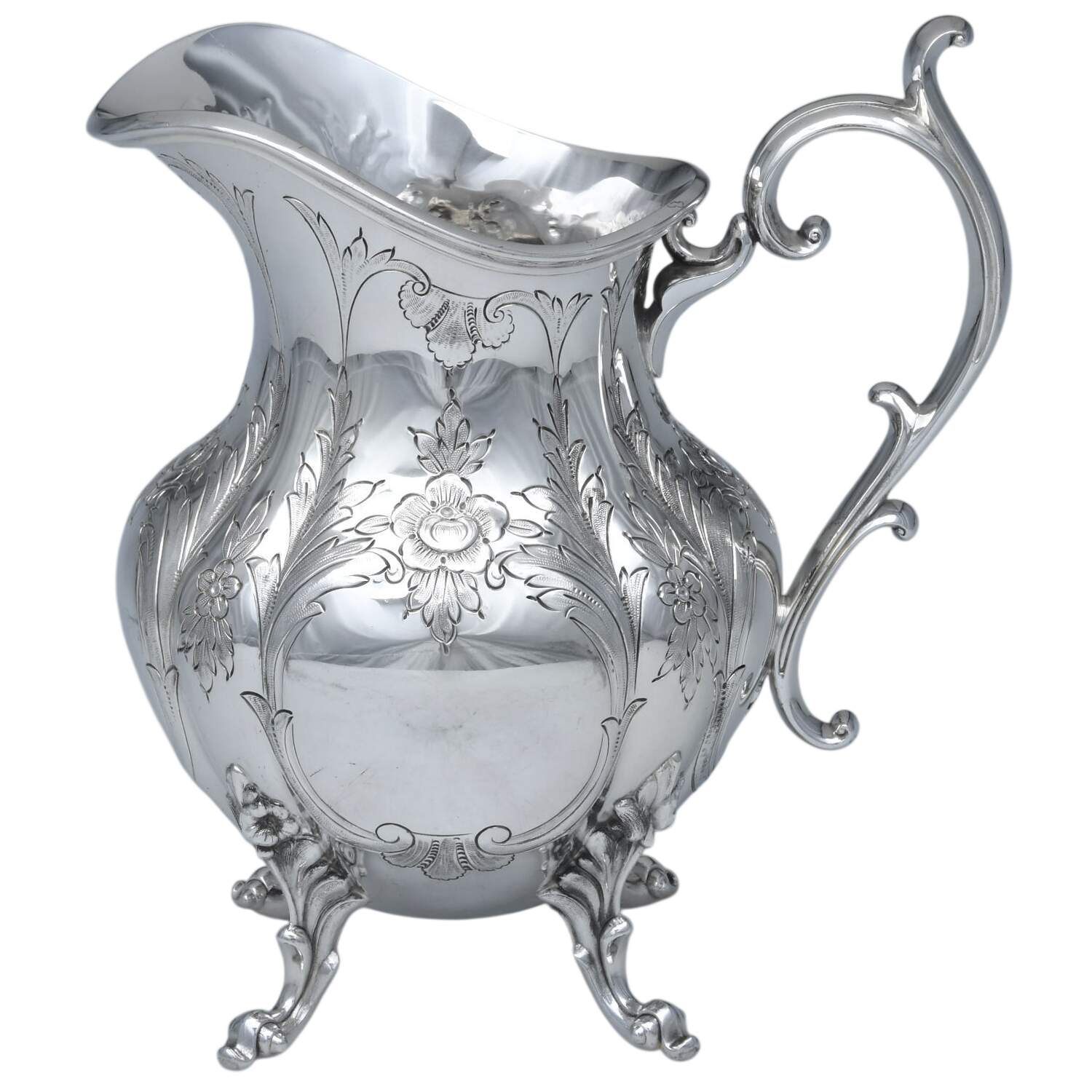 The Winthrop (Chased, Silverplate) Silverplate Water Pitcher by Reed & Barton-1