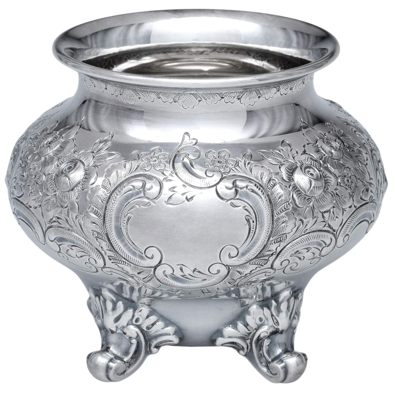 Regent-Chased (5600C, Silverplate, Hollowware) Waste Bowl by Reed & Barton-1