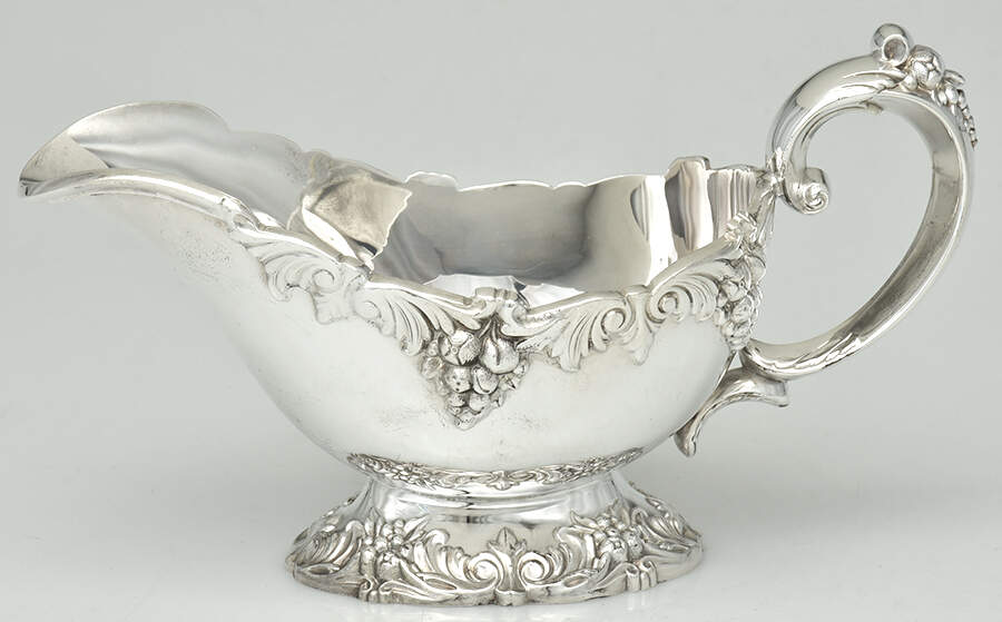 King Francis (Silverplate, Hollowware) Gravy Boat No Underplate by Reed & Barton-1