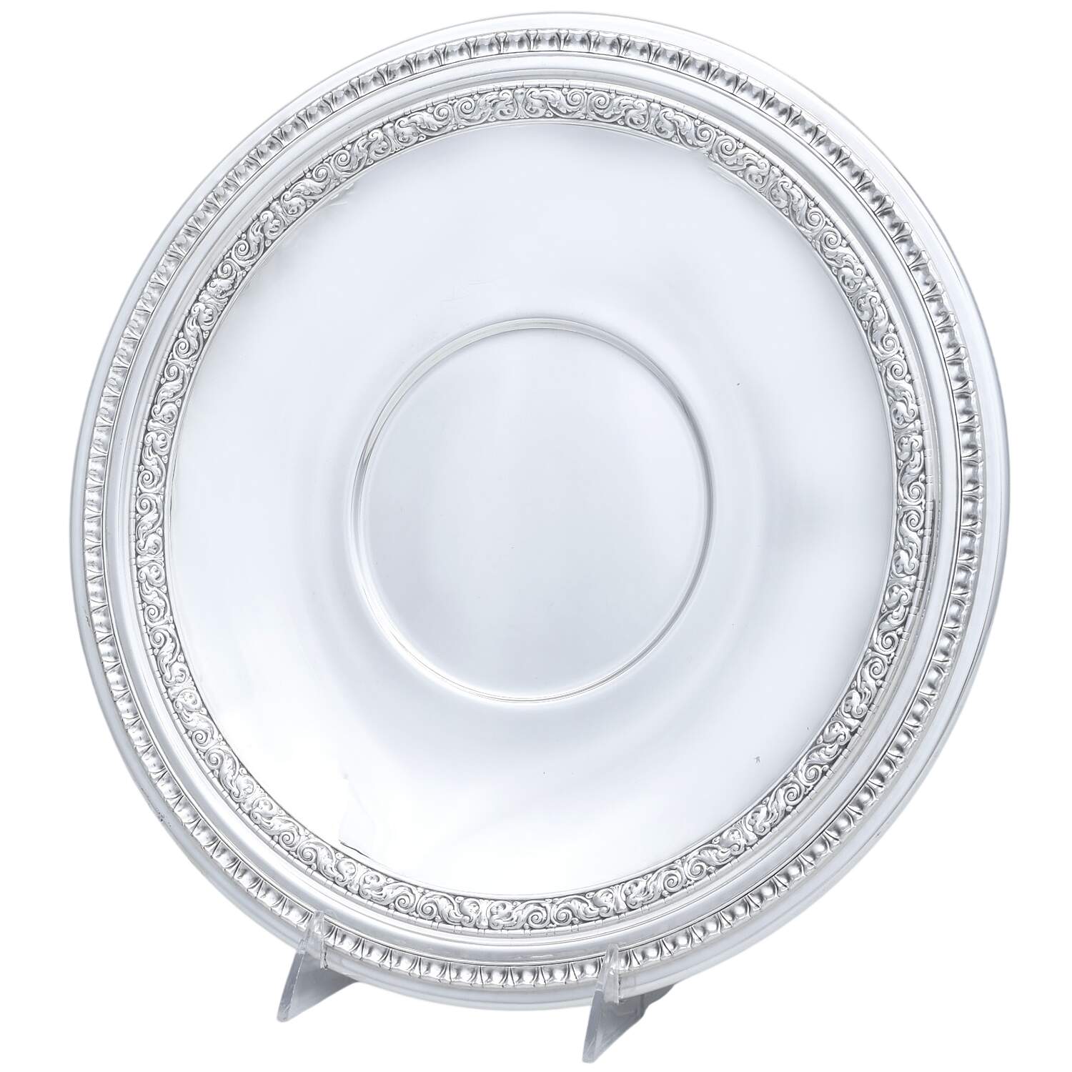 Bel Air (Silverplate, Hollowware) 12" Sandwich Plate by Reed & Barton-1