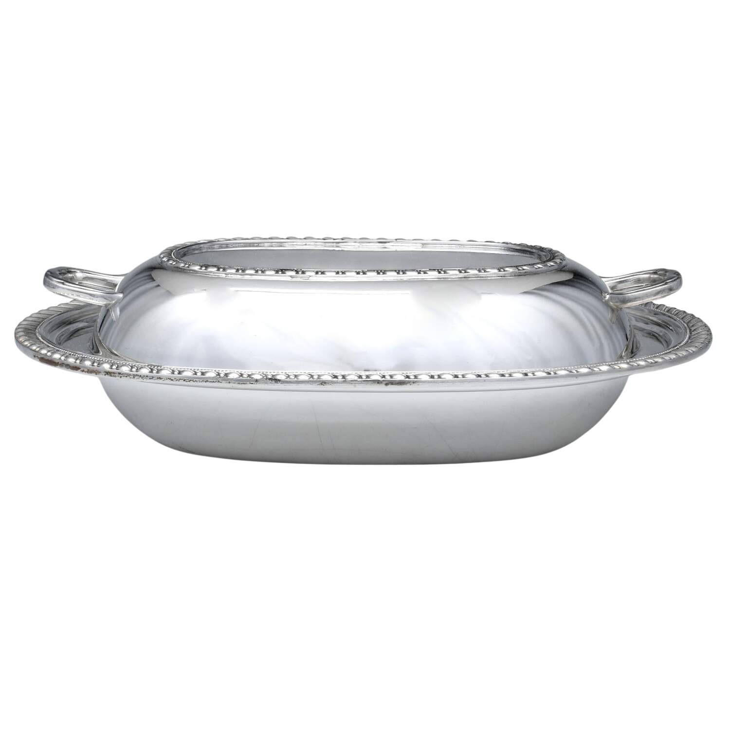 Old London (Silverplate, Hollowware) Double Vegetable Bowl by Reed & Barton-1