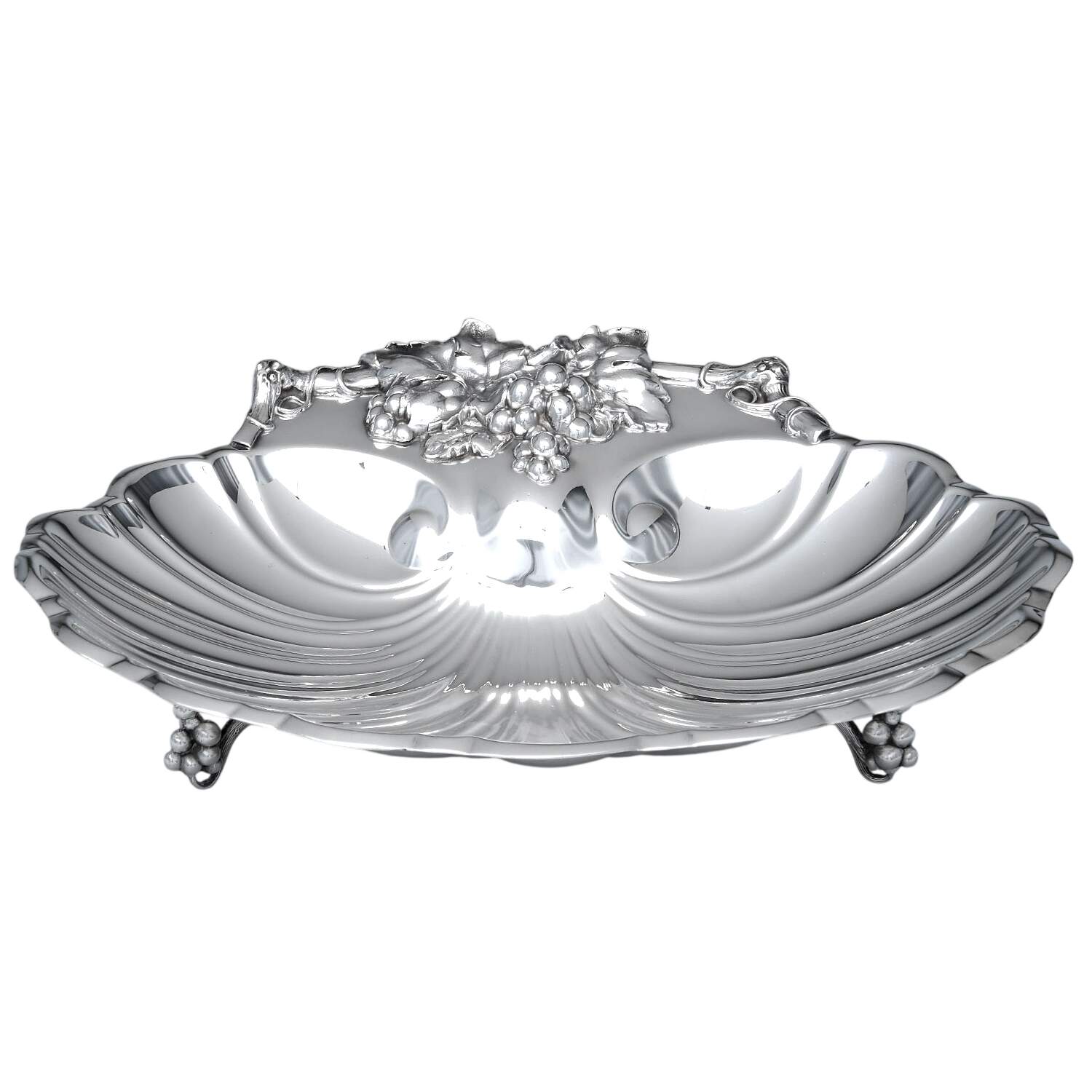 Shell (Silverplate, Hollowware) 11" Footed Shell Shape Bowl by Reed & Barton-1