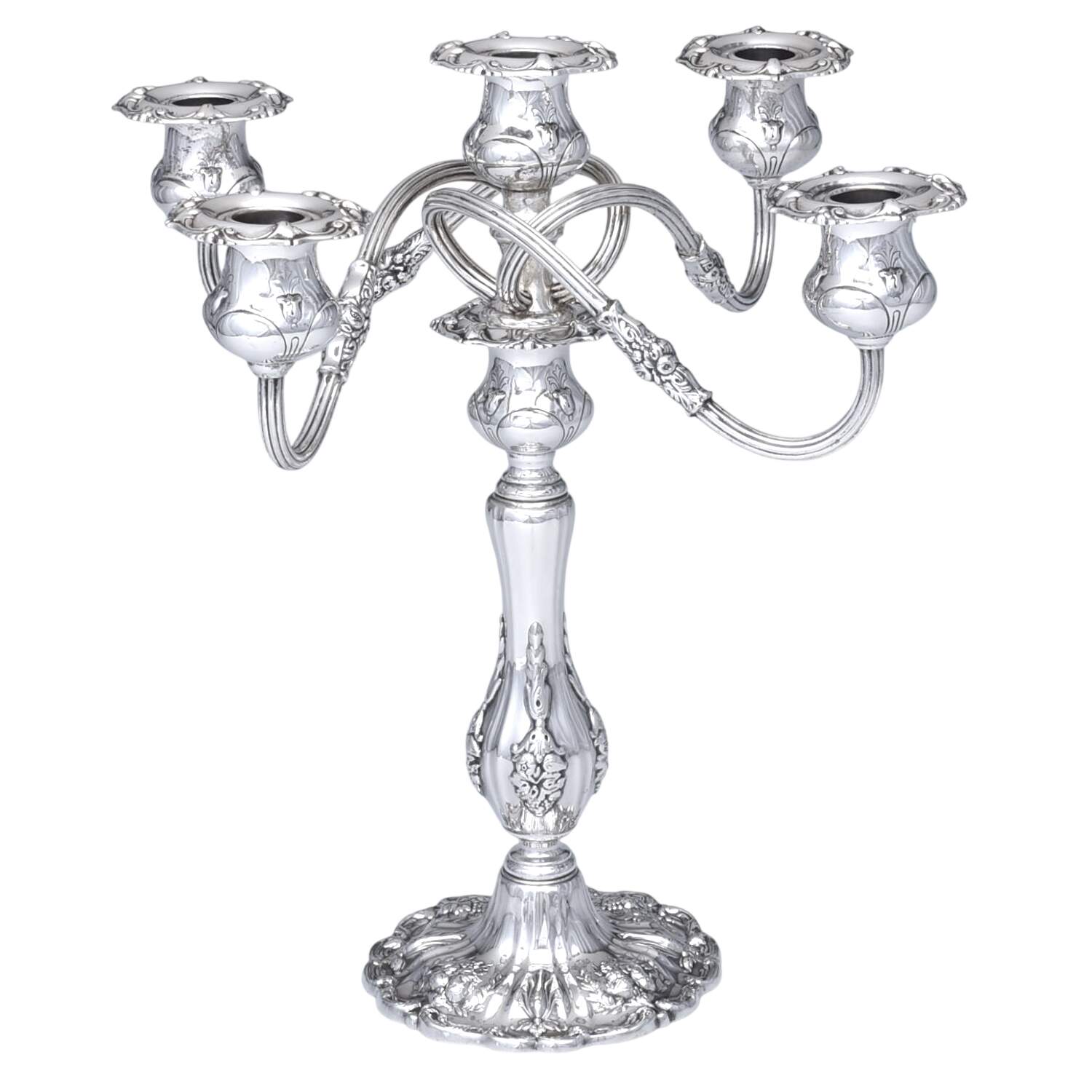 Francis I (Sterling, Hollowware, Reed&Barton, Dates) Large 5-Light Candelabra by Reed & Barton-1