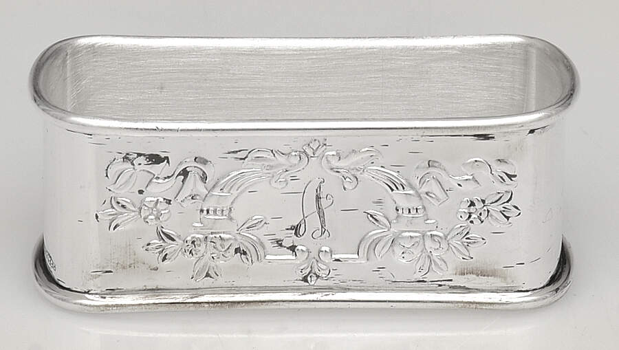 Francis I (Sterling, Hollowware, No Dates) Oblong Napkin Ring by Reed & Barton-1