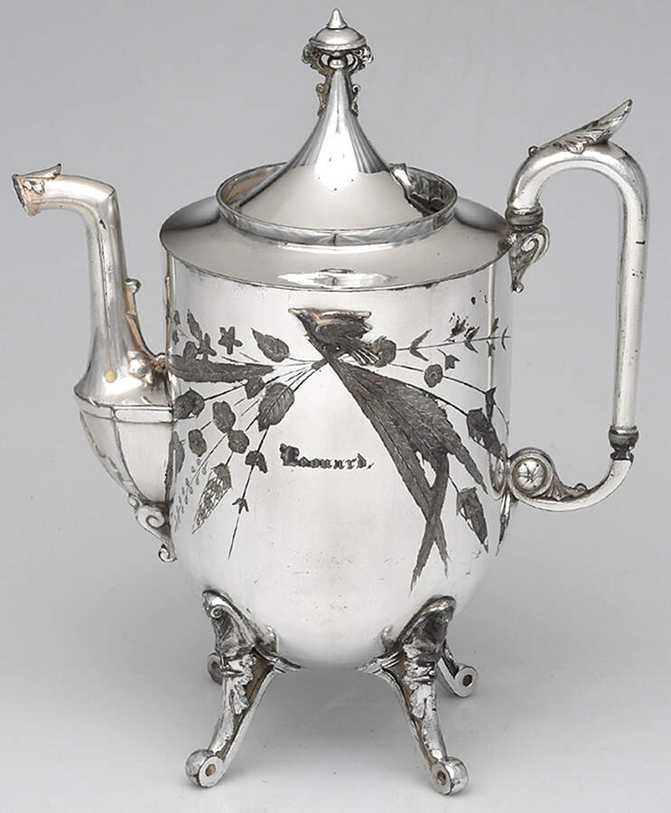 2576 (Silverplate, Hollowware) Silverplate Teapot by Reed & Barton-1