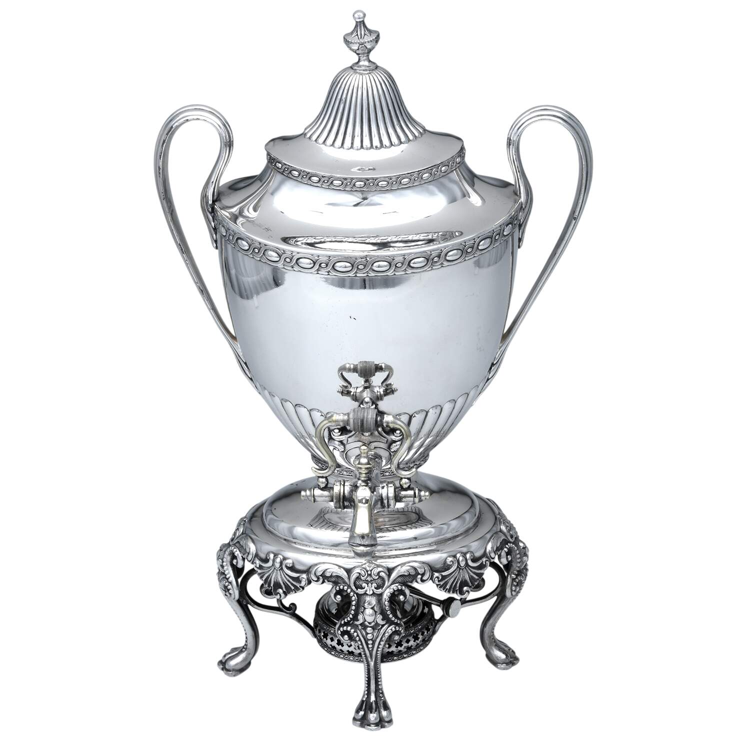 1799 (Plain, Silverplate, Hollowware) Silverplate Coffee Urn by Reed & Barton-1