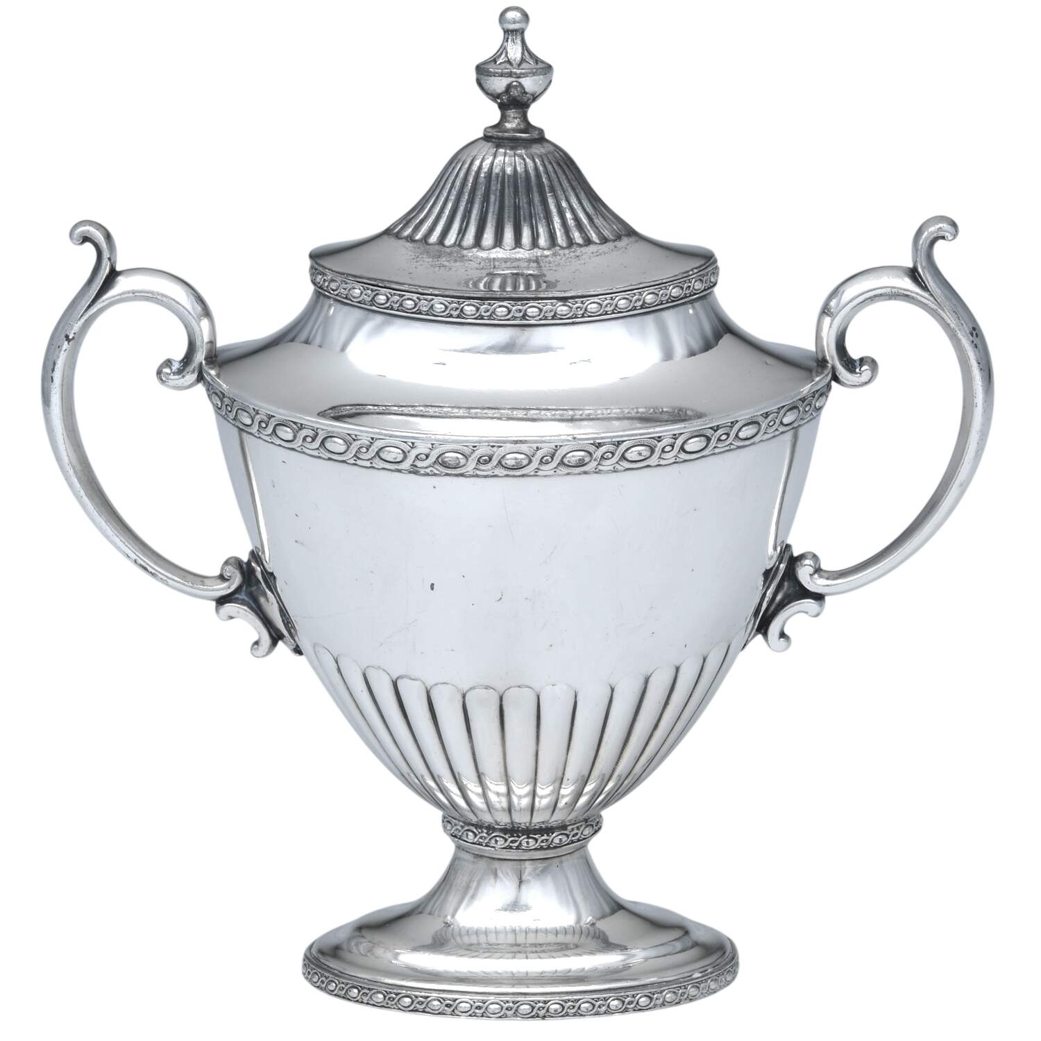 1799 (Plain, Silverplate, Hollowware) Sugar Bowl & Lid by Reed & Barton-1