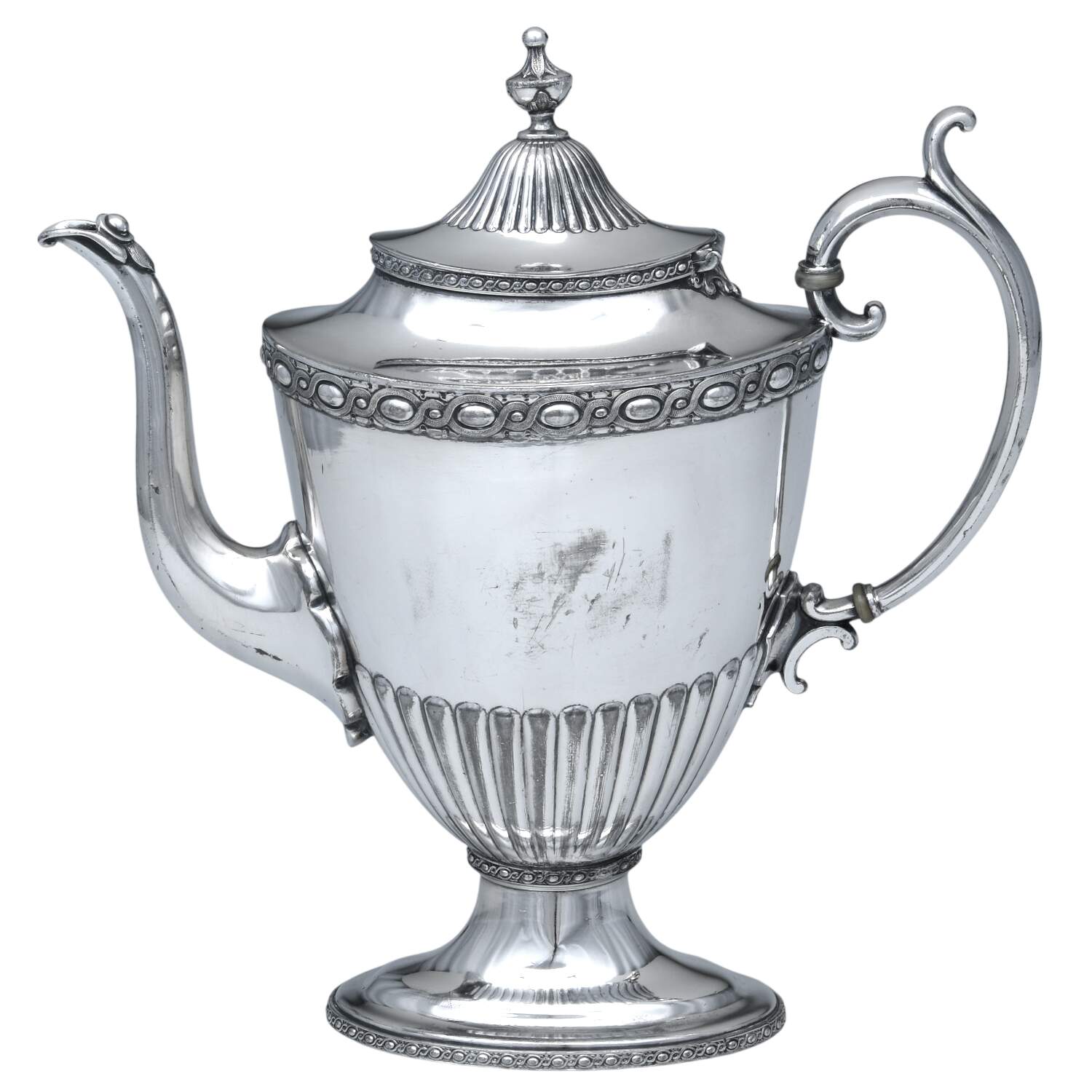 1799 (Plain, Silverplate, Hollowware) Silverplate Coffee Pot by Reed & Barton-1