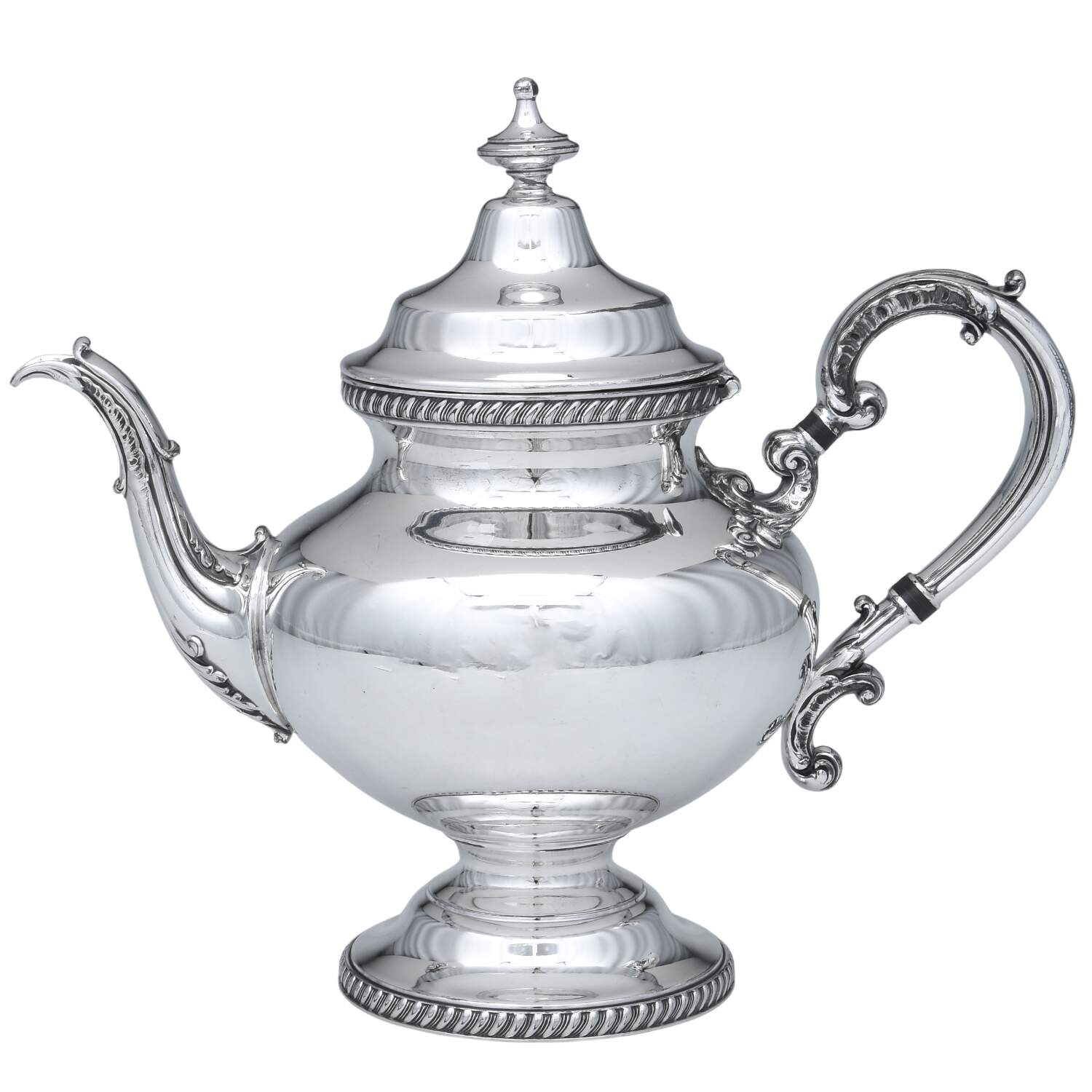 5200A-Plain (Silverplate, Hollwware) Teapot by Reed & Barton-1