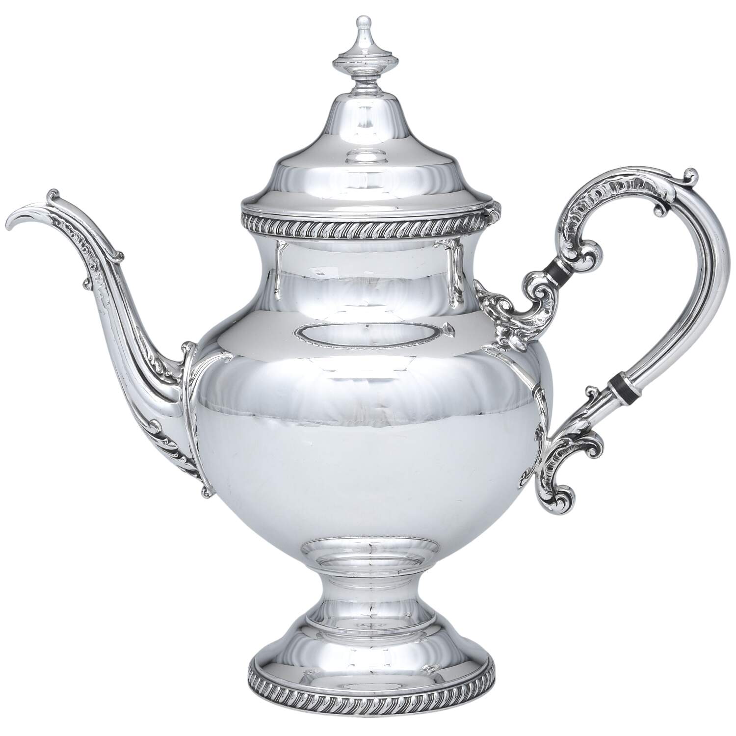 5200A-Plain (Silverplate, Hollwware) Silverplate Coffee Pot by Reed & Barton-1