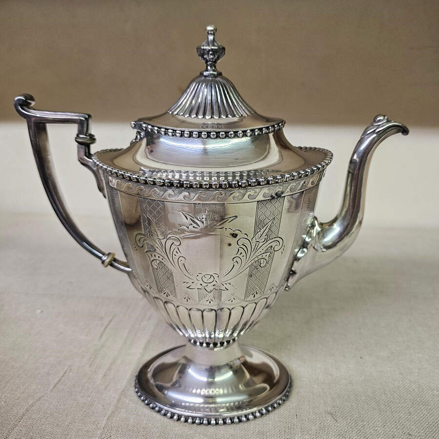 1941 (Sliverplate, Hollowware) Silverplate Coffee Pot by Reed & Barton-1