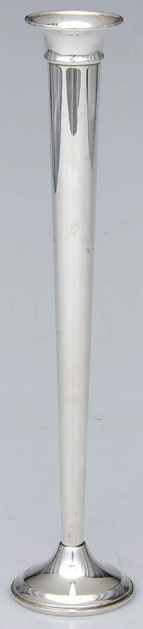 80 (Sterling, Hollowware) 10" Weighted Vase by Reed & Barton-1