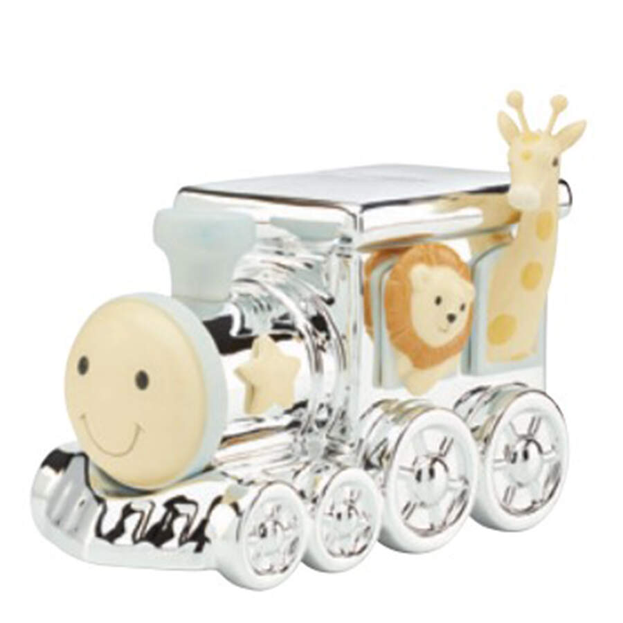 Animal Train (Silverplate, Giftware) Bank by Reed & Barton-1