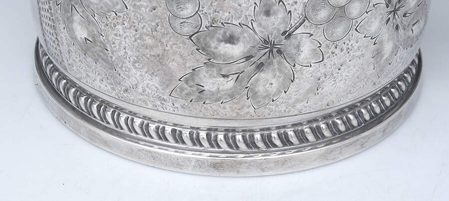 2099 (Silverplate, Hollowware) Ice Water Pitcher W/Enamel Liner by Reed & Barton-3