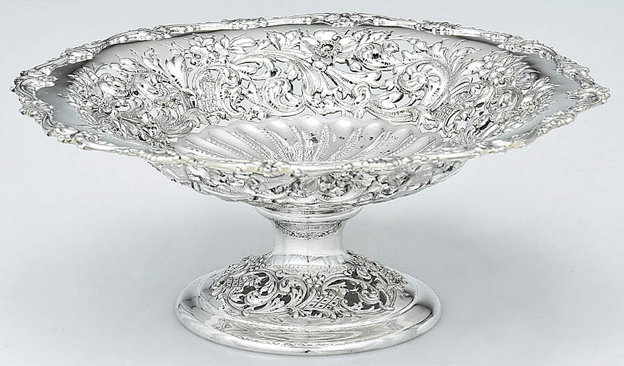 78A (Sterling, Hollowware) Round Compote (Height X Width) by Reed & Barton-1