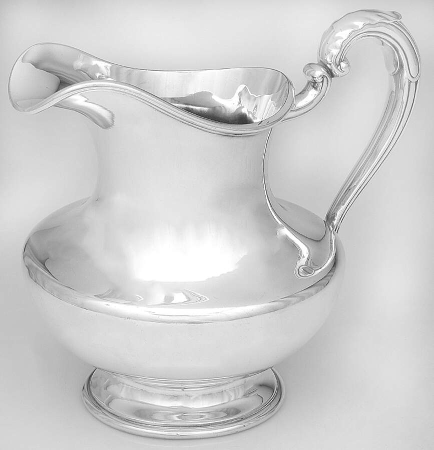 3970 (Silverplate, Hollowware) Silverplate Water Pitcher by Reed & Barton-1