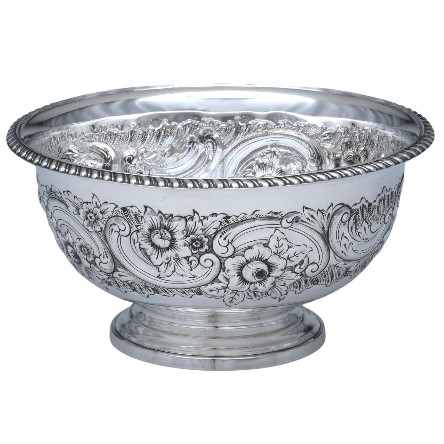 X510C (Sterling, Hollowware) Sterling Round Vegetable by Reed & Barton-1