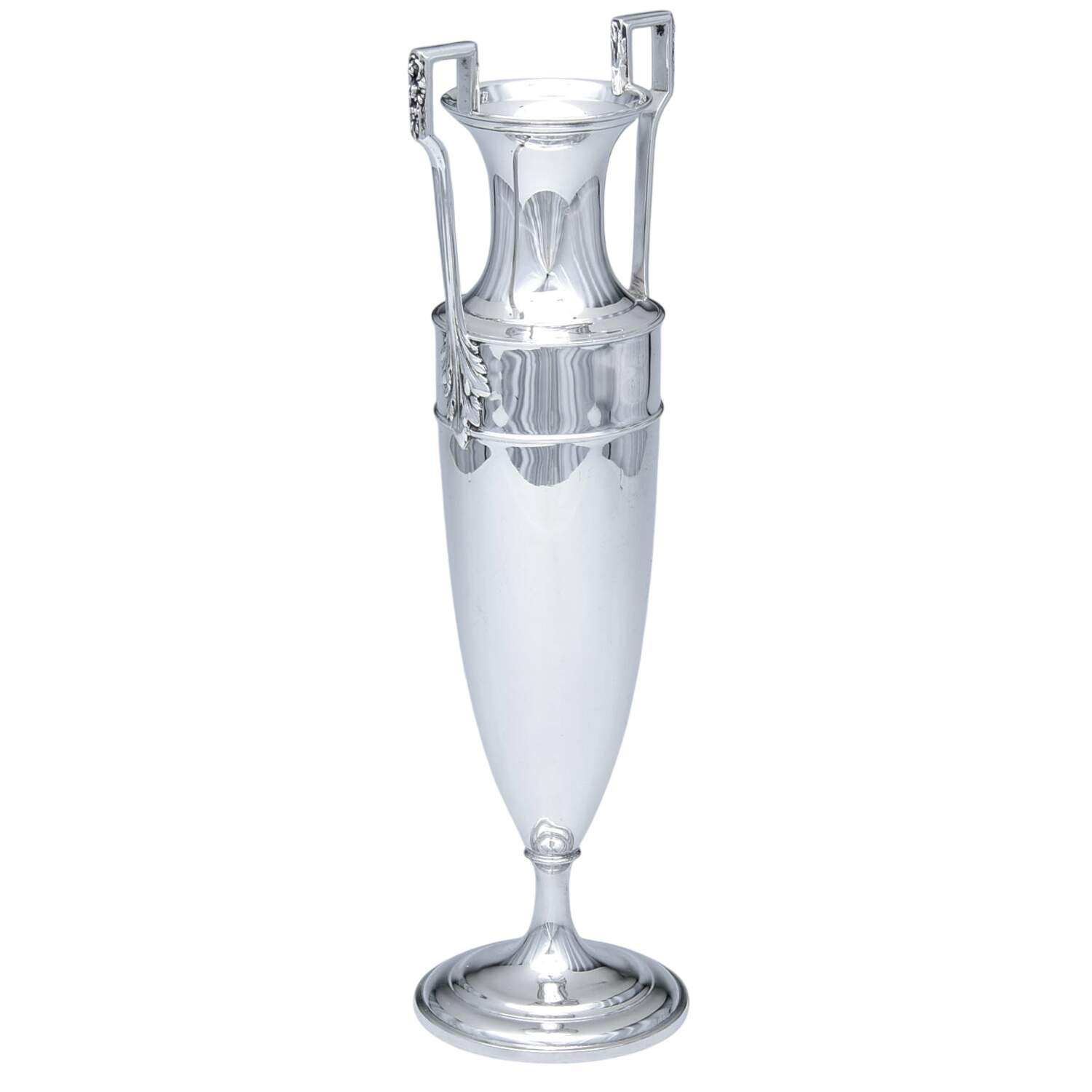 550 (Sterling, Hollowware) Solid 2-Handled Urn Form Vase by Reed & Barton-1
