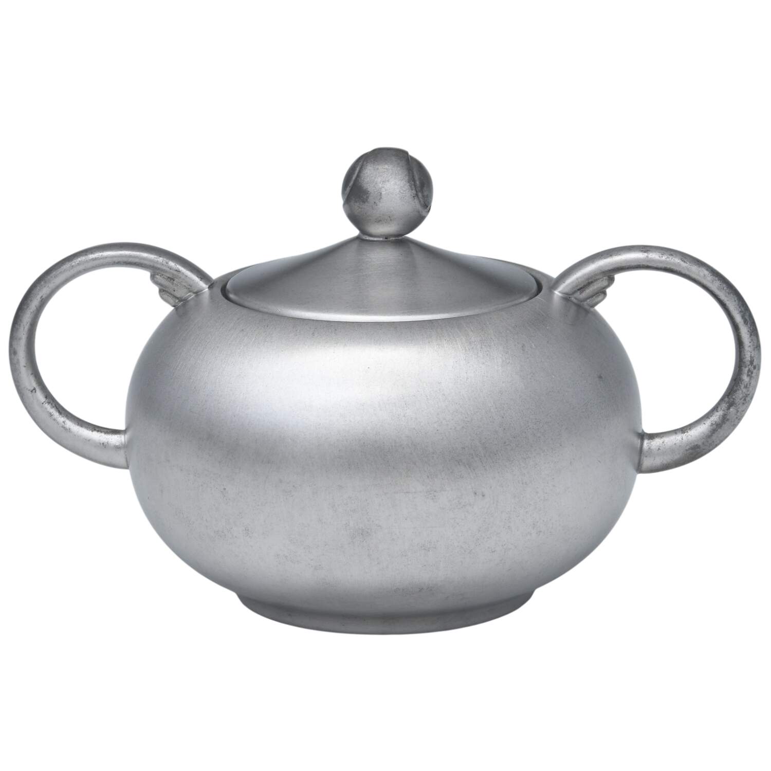 RHL7 (Pewter, Hollowware) Sugar Bowl with Lid by Royal Holland-1