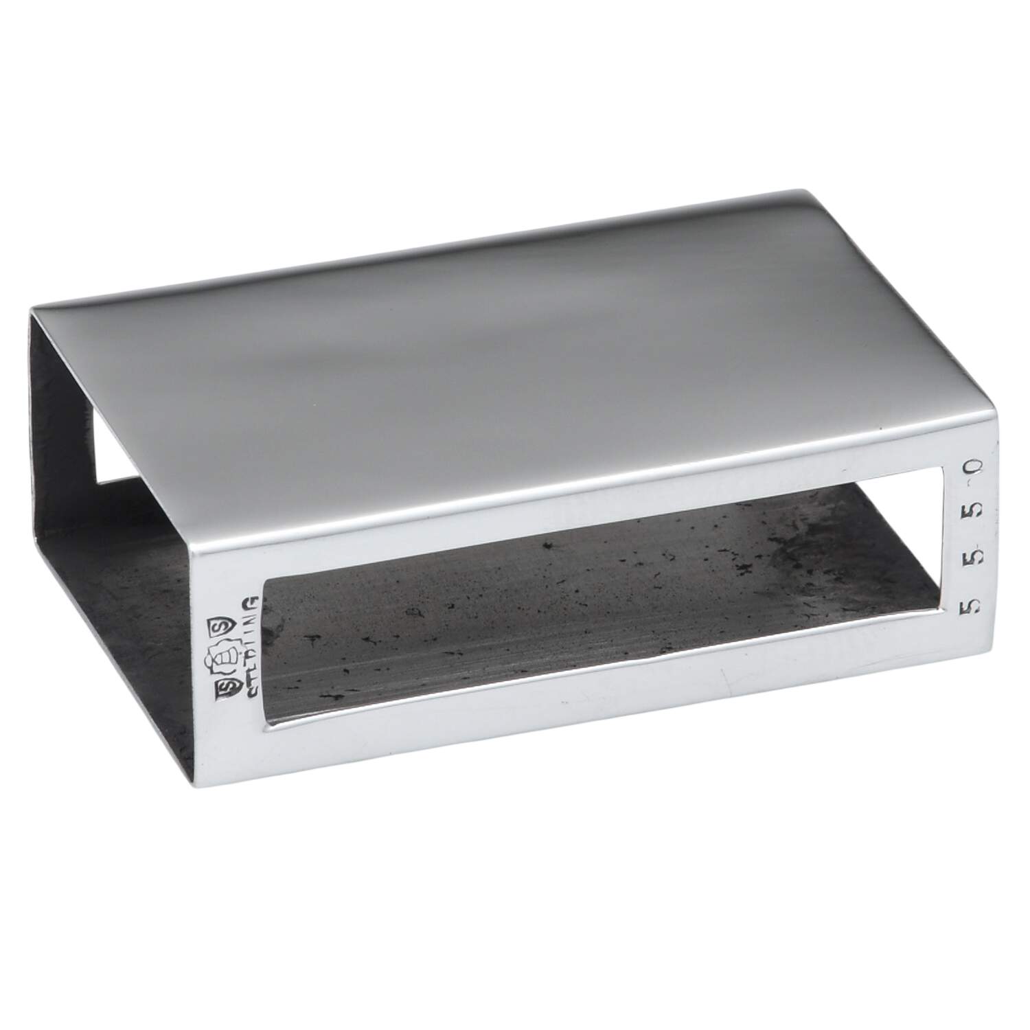 Sterling Hollowware Match Box Case by Shreve Silver-1