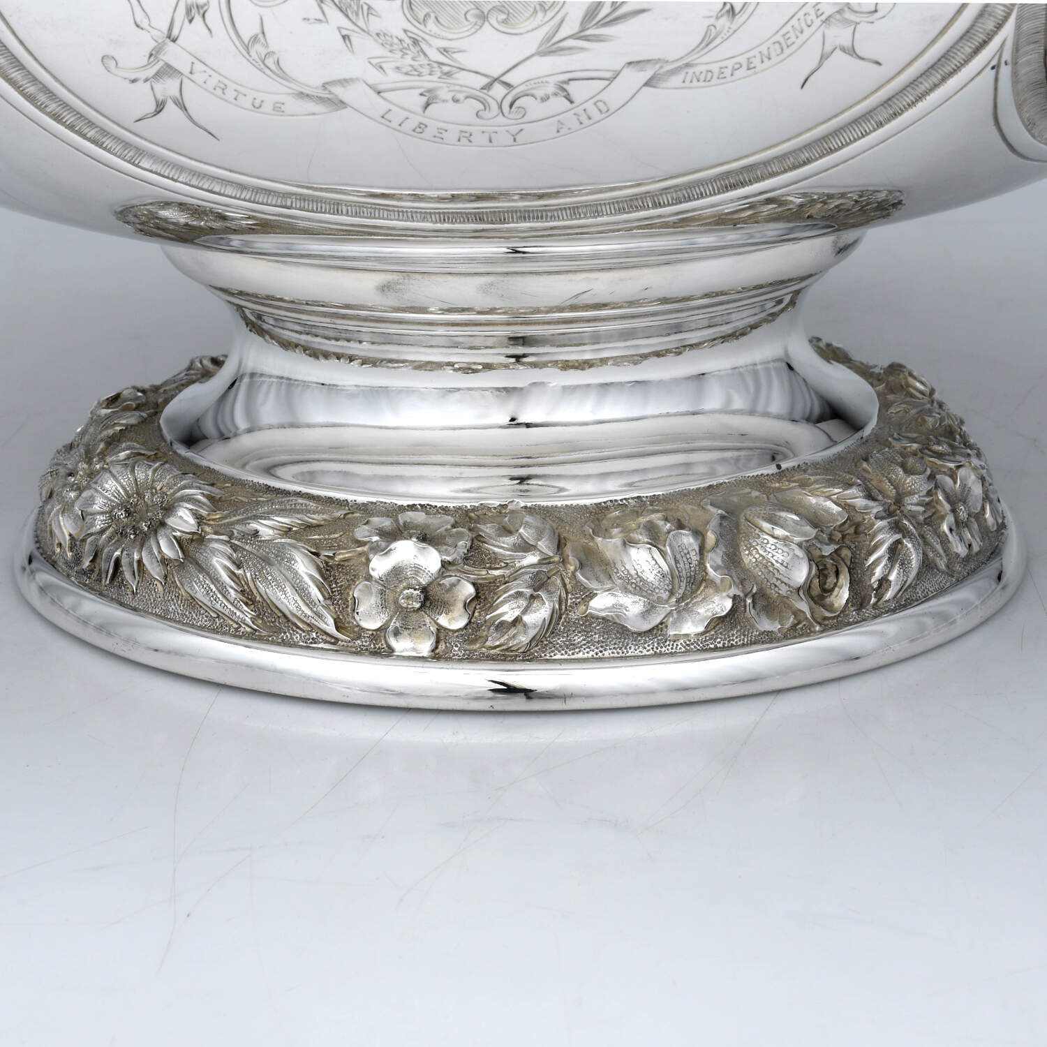 Baltimore Rose (Sterling, Hollowware) Presentation Trophy/Punch Bowl by Schofield-4