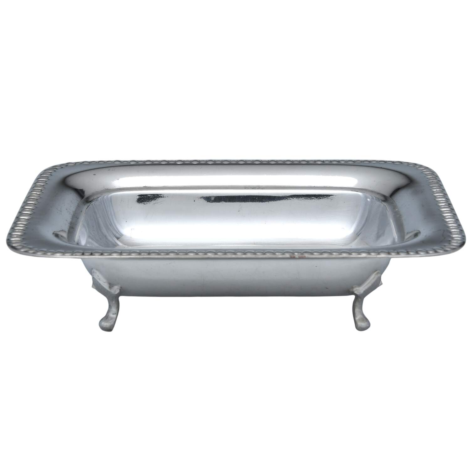 Silverplate Hollowware Rectangular Covered Butter No Lid by Sheffield Silver Co (USA)-1
