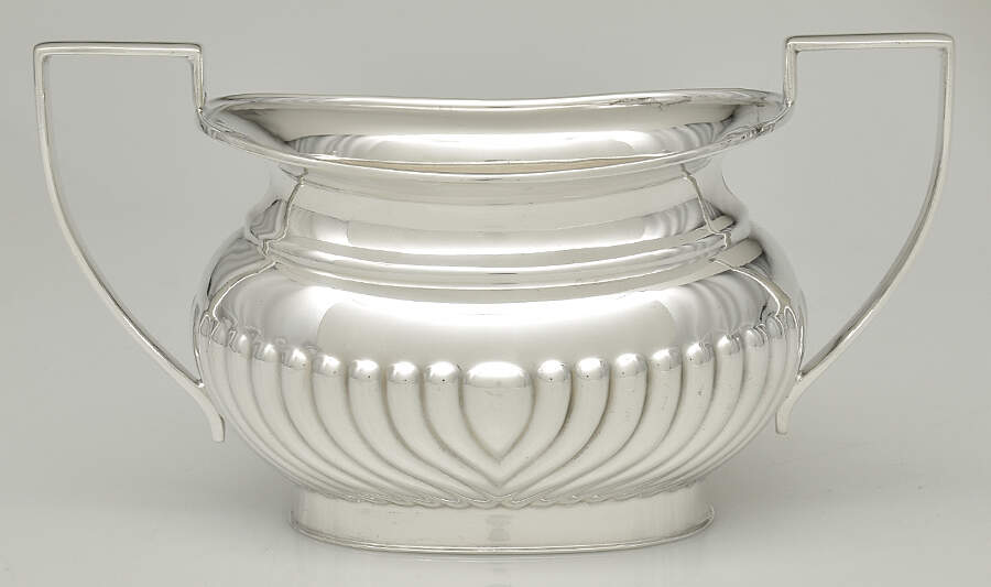 8000 (Silverplate, Hollowware) Sugar Bowl No Lid by Sheffield Silver Co (USA)-1
